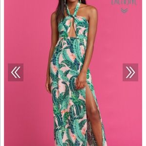 Show Me Your Mumu Maxi Halter Dress